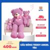 Gấu Bông Teddy Angel Tím